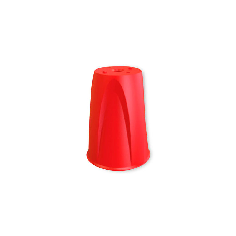 ADAPTADOR PARA CONO FARU ROJO ALTO 120 MM DIAMETRO 90 MM