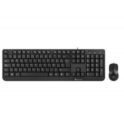 SET TECLADO Y RATON CON CABLE NGS COCOA USB COLOR NEGRO