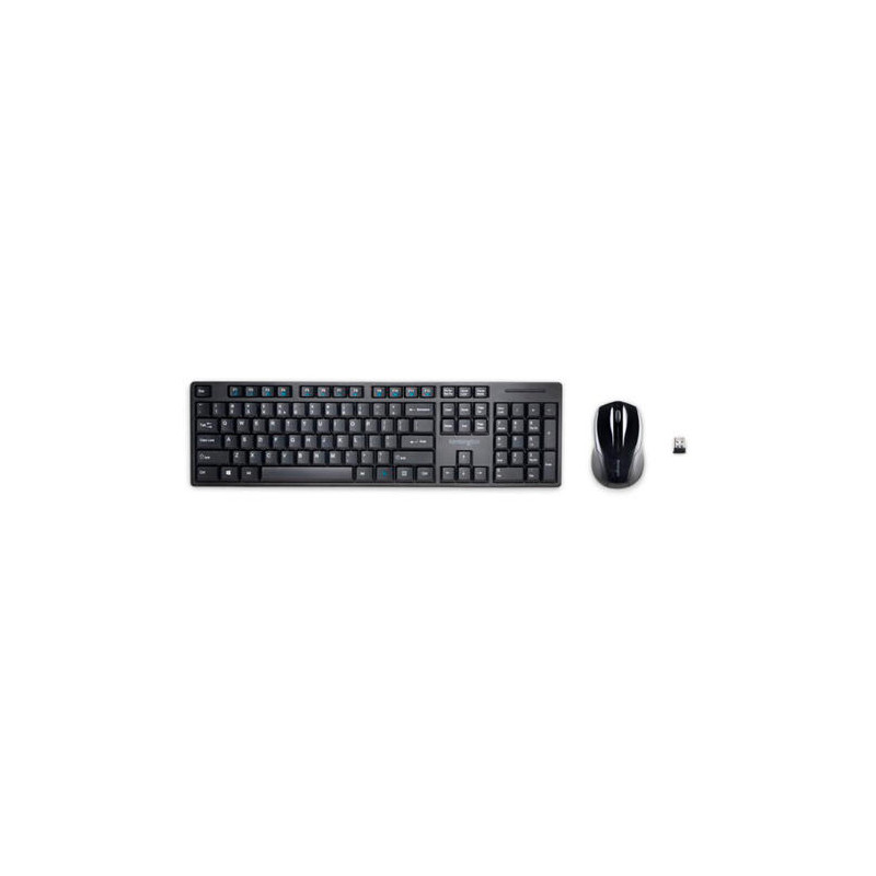 SET TECLADO Y RATON KENSINGTON INALAMBRICO PRO FIT QWERTY NEGRO