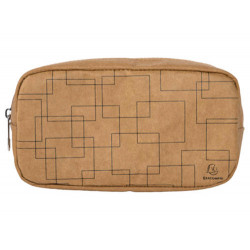 BOLSO ESCOLAR EXACOMPTA ETERNECO CUERO IMITACION VEGETAL GRANDE RECTANGULAR 105X75X205 MM