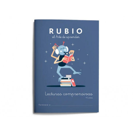 CUADERNO RUBIO LECTURAS COMPRENSIVAS + 6 AÑOS