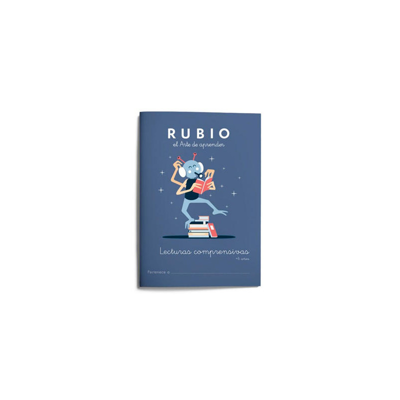 CUADERNO RUBIO LECTURAS COMPRENSIVAS + 6 AÑOS