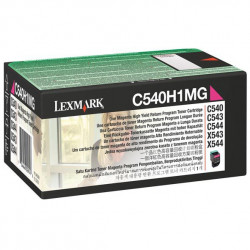 TONER LEXMARK LASER C540H1MG C540 / C543 / C544 / X543 / X544 MAGENTA 2000 PAGINAS