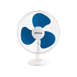 VENTILADOR DE SOBREMESA JOCCA 3 VELOCIDADES 40 W SISTEMA OSCILACION Y CABEZAL BASCULANTE DIAMETRO 30