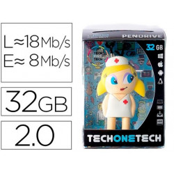 MEMORIA USB TECH ON TECH ENFERMERA KITTY 32 GB