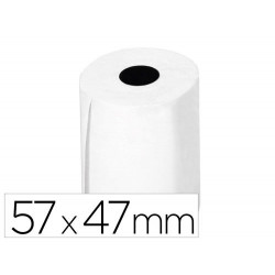 ROLLO SUMADORA TERMICO GREENING 57 MM ANCHO X 47MM DIAMETRO PARA TPV SIN BISFENOL A PAPEL DE 70 G/M2