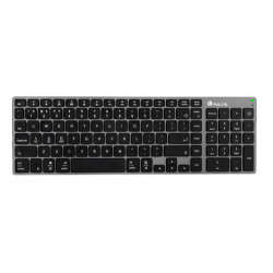 TECLADO NGS FORTUNE MULTIMODE INALAMBRICO 12 TECLAS MULTIMEDIA COLOR ALUMINIO 364X116X14 MM