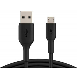 CABLE BELKIN CAB005BT1MBK BOOST CHARGE USB-A A MICRO-USB LONGITUD 1 M COLOR NEGRO