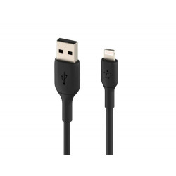 CABLE LIGHTNING BELKIN CAA001BT2MBK A USB-A BOOST CHARGE LONGITUD 2 M COLOR NEGRO