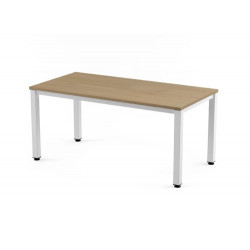 MESA DE OFICINA ROCADA EXECUTIVE 2001AM08 COLOR BLANCO/ROBLE 140X80 CM