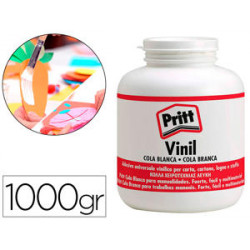  PEGAMENTO COLA VINILICA PRITT BLANCA BOTE DE 1000 GR