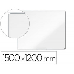 PIZARRA BLANCA NOBO PREMIUM PLUS ACERO VITRIFICADO MAGNETICA 1500X1200 MM