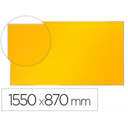 TABLERO DE ANUNCIOS NOBO IMPRESSION PRO FIELTRO AMARILLO FORMATO PANORAMICO 70" 1550X870 MM