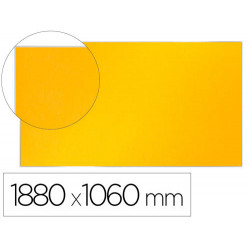 TABLERO DE ANUNCIOS NOBO IMPRESSION PRO FIELTRO AMARILLO FORMATO PANORAMICO 85" 1880X1060 MM