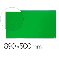 TABLERO DE ANUNCIOS NOBO IMPRESSION PRO FIELTRO VERDE FORMATO PANORAMICO 40" 890X500 MM