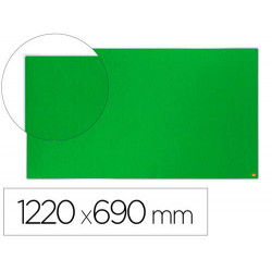 TABLERO DE ANUNCIOS NOBO IMPRESSION PRO FIELTRO VERDE FORMATO PANORAMICO 55" 1220X690 MM