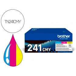 TONER BROTHER TN241CMY HL3140 / 3170 / 3150 / DCP9020 / MFC9140 / 9330 / 9340 CIAN MAGENTA YELLOW 15