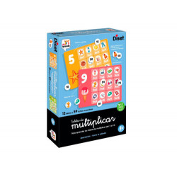 JUEGO DISET DE MESA TABLAS DE MULTIPLICAR