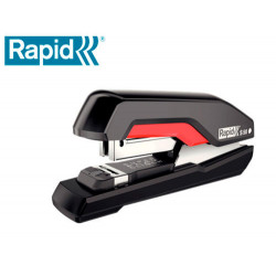 GRAPADORA RAPID SUPREME S50 PLASTICO CAPACIDAD DE GRAPADO 50 HOJAS USA GRAPAS 24/6-8+ Y 26/6-8+ COLO