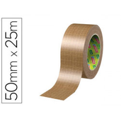 CINTA ADHESIVA TESA ECO PAPEL ULTRAFUERTE COLOR KRAFT 25 MT X 50 MM PARA EMBALAJE