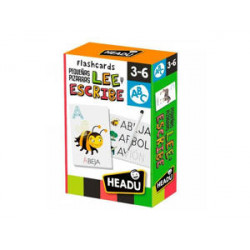 JUEGO DIDACTICO HEADU FLASH CARDS PEQUEÑAS PIZARRAS LEE Y ESCRIBE