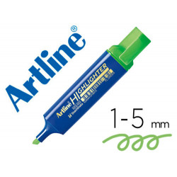 ROTULADOR ARTLINE FLUORESCENTE EKS-600 VERDE PUNTA BISELADA