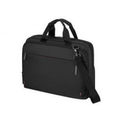 MALETIN PARA PORTATIL SAMSONITE NETWORK 4 15,6" NEGRA CON ASA Y BOLSILLOS EXTERIORES COLOR NEGRO