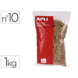 GOMILLAS ELASTICAS APLI 100 X 2 MM N 10 BOLSA DE 1000 GR