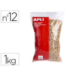 GOMILLAS ELASTICAS APLI 120 X 2 MM N 12 BOLSA DE 1000 GR