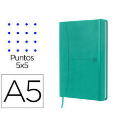 CUADERNO OXFORD COSIDA TAPA EXTRADURA DIN A5 104 HOJAS RAYADO DOTS 5X5 COLORES SURTIDOS