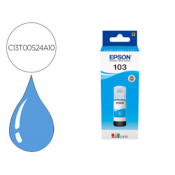 TINTA EPSON ECOTANK 103 L3110/3150/3151/5190 CIAN BOTELLA DE 65 ML