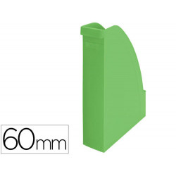 REVISTERO LEITZ RECYCLE PLASTICO LOMO 60 MM VERDE 78X308X278 MM