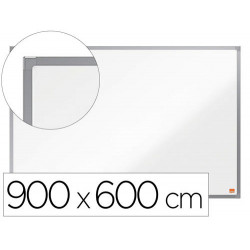 PIZARRA BLANCA NOBO ESSENCE ACERO VITRIFICADO MAGNETICA 900X600 MM