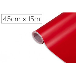 ROLLO ADHESIVO D-C-FIX ROJO SEÑALES ANCHO 45 CM LARGO 15 MT