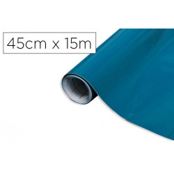 ROLLO ADHESIVO D-C-FIX AZUL PETROLEO ANCHO 45 CM LARGO 15 MT