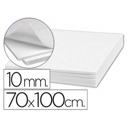 CARTON PLUMA LIDERPAPEL BLANCO DOBLE CARA 70X100CM ESPESOR 10 MM