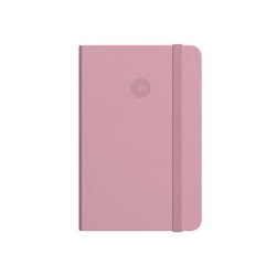 CUADERNO CON GOMILLA ANTARTIK NOTES TAPA DURA A4 HOJAS LISAS ROSA PASTEL 100 HOJAS 80 GR FSC