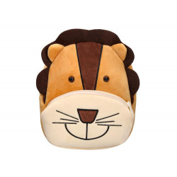 MOCHILA PREESCOLAR LIDERPAPEL PELUCHE INFANTIL LEON 260X100X240 MM