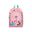 MOCHILA ESCOLAR LIDERPAPEL SAFARI INFANTIL ROSA CEBRA 330X110X250