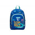 MOCHILA ESCOLAR LIDERPAPEL SAFARI INFANTIL AZUL MARINO COCODRILO 330X110X250 MM