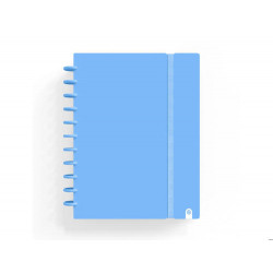 CUADERNO CARCHIVO INGENIOX FOAM A5 80H CUADRICULA AZUL PASTEL