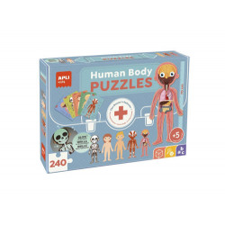 PUZLE APLI KIDS CUERPO HUMANO 240 PIEZAS