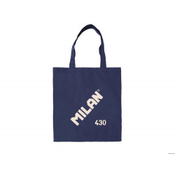 BOLSA CON ASAS MILAN TOTE BAG SERIE 1918 COLOR AZUL MARINO 380X410 MM