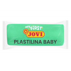 PLASTILINA JOVI MY FIRST BABY SUPER BLANDA 38 G COLOR VERDE CAJA DE 18 UNIDADES