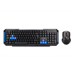 SET TECLADO Y RATON Q-CONNECT INALAMBRICO COMPATIBLE WINDOWS COLOR NEGRO