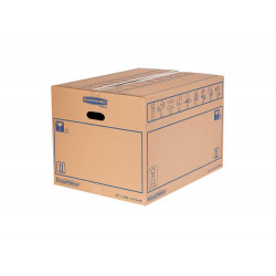 CAJA PARA MUNDANZA BANKERS BOX CARTON RECICLADO FSC CAPACIDAD 39 L 320X260X470 MM PACK DE 10 UNIDADE