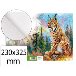 BLOC DIBUJO LIDERPAPEL ARTISTICO NATURA ESPIRAL 230X325MM 20 HOJAS 130G/M2 SIN RECUADRO PERFORADO