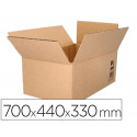 CAJA PARA EMBALAR Q-CONNECT AMERICANA ULTRARRESISTENTE CARTON RECICLADO CANAL DOBLE 7MM COLOR KRAFT 