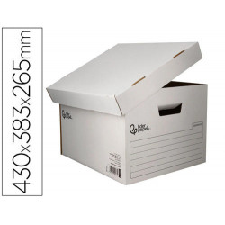 CAJON CONTENEDOR LIDERPAPEL CARTON AUTOMATICO PARA 4 CAJASARCHIVO DEFINITIVO FOLIO / 5 ARCHIVADORES 