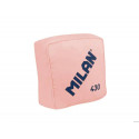 COJIN MILAN GOMA 430 SINCE 1918 TEJIDO ATERCIOPELADO FUNDA EXTRAIBLE COLOR ROSA 350X350X160 MM